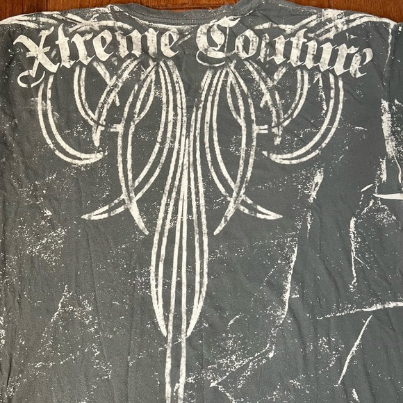 Xtreme Couture by Affliction Skull Tee RARE - Picture 4 of 5
